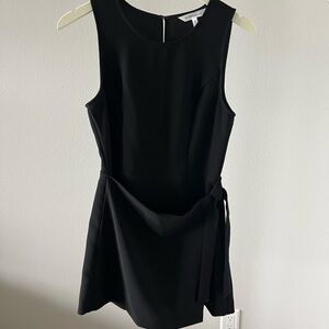 BCBGeneration Black Mini Dress with Tie Waist